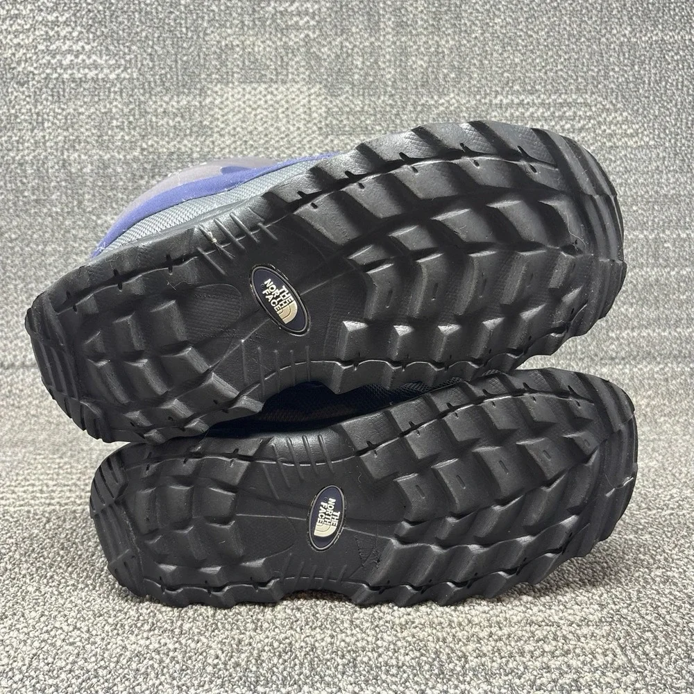 The North Face Nuptse 700 Down Winter Snow Boots Navy Blue Gray Men's Size 10